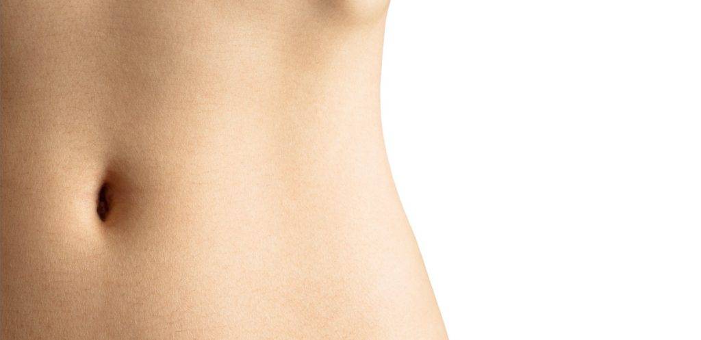 Closeup Of A Woman'S Belly Button