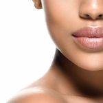 Closeup Of A Black Woman Chin
